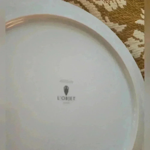 2 - L'Objet Dinner Dining Plate - Aegean Porcelain - Picture 4 of 7
